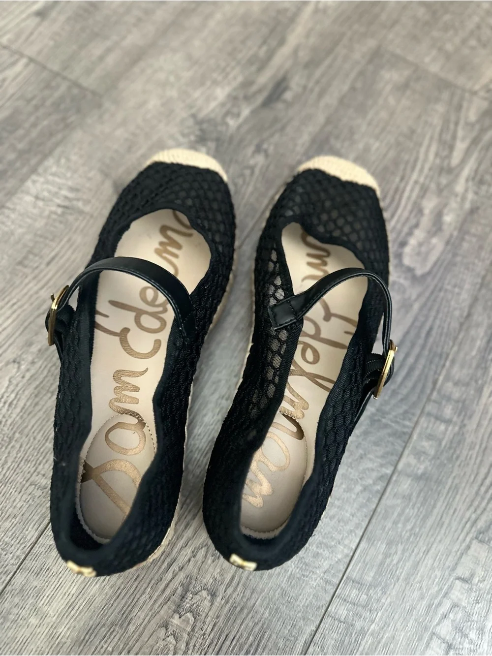 Mackiemesh Mary Jane Platform Espadrille  size 7.5